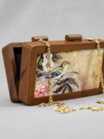 Birds Wooden Printed Clutch - Image 5