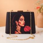 Elegant Indian Art Clutch – Handcrafted Luxury Bag