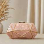 ParisPouch Crystal Blush Clutch